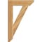 Ekena Millwork Traditional Slat Rough Sawn Bracket, Western Red Cedar, 4"W x 20"D x 32"H BKT04X20X32TRA06RWR - alternate 4